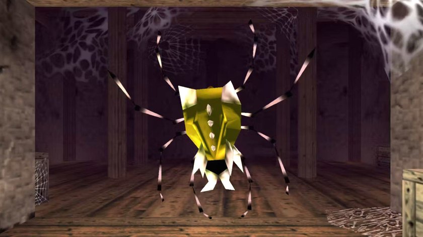 Goldene Skulltula in Zelda: Ocarina of Time.