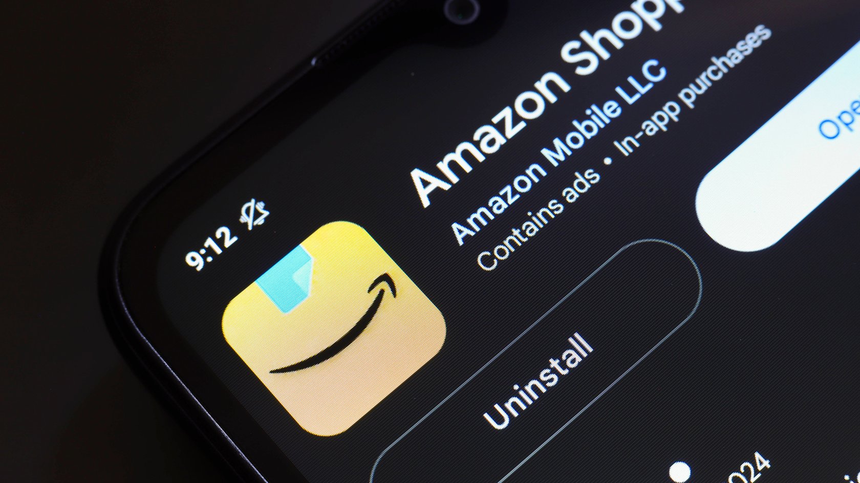 Amazon-App auf dem Smartphone.