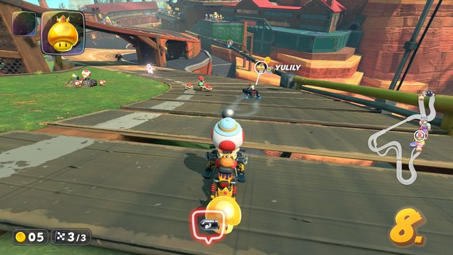 Mario Kart World: Splitscreen, Lobby