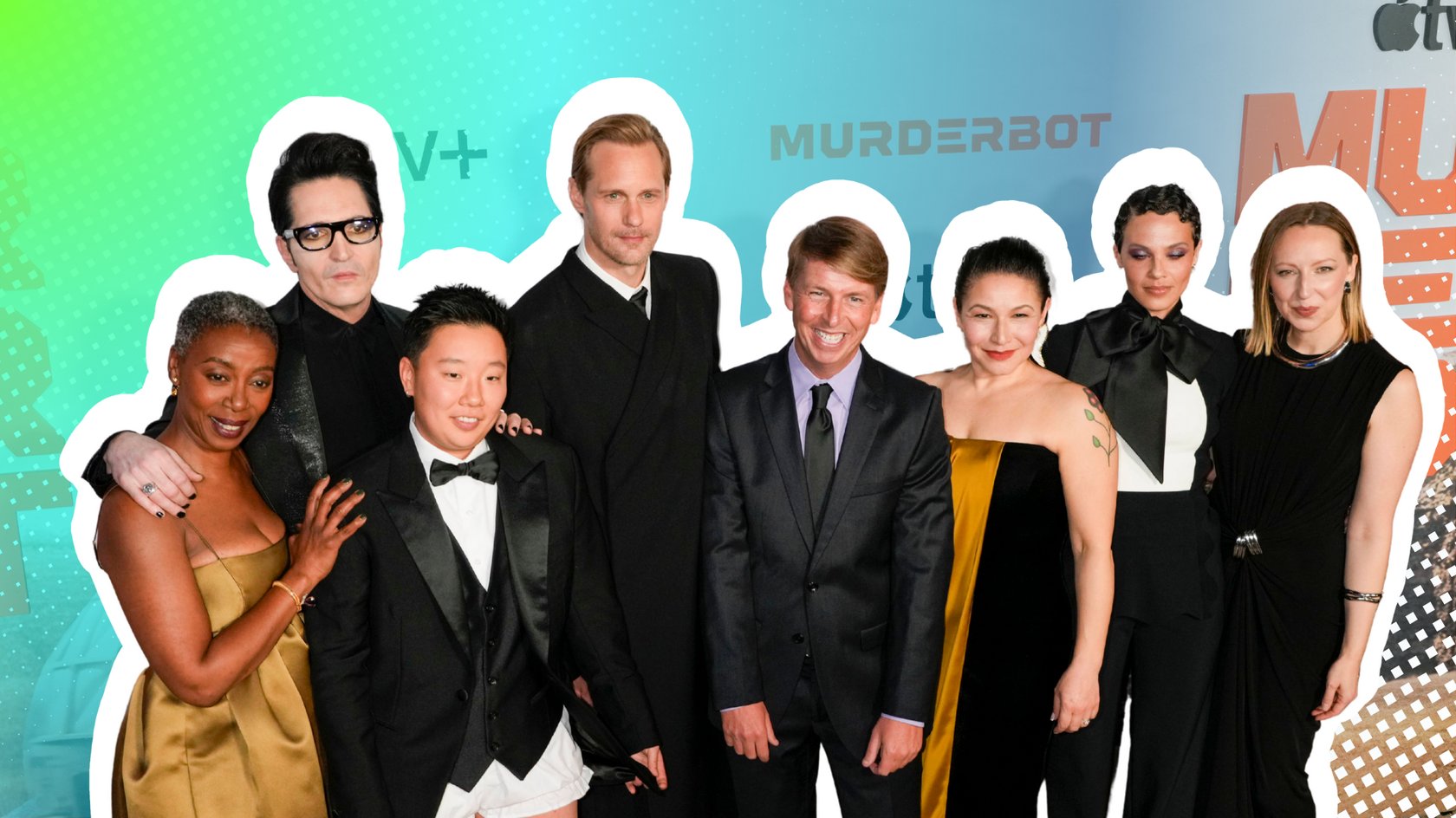 Der Cast von „Murderbot“ bei der Premiere in New York.