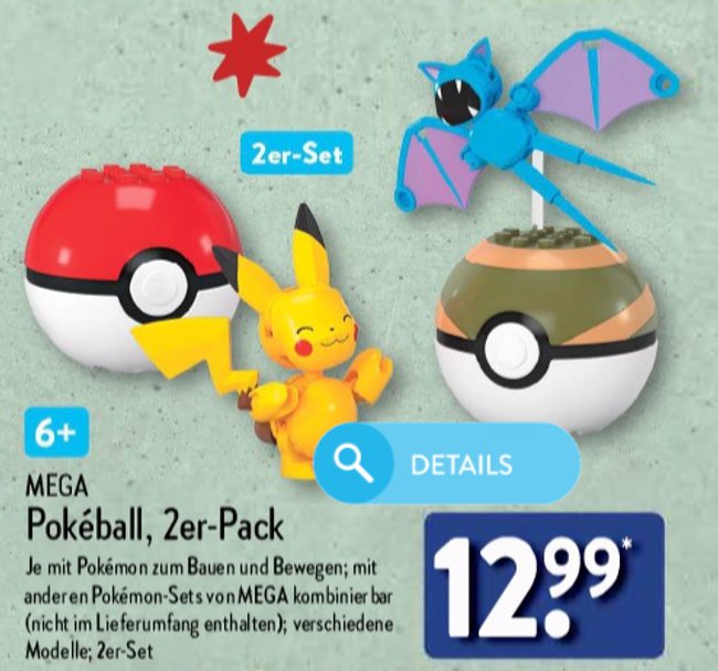 Aldi Prospekt Pokémon-Sets