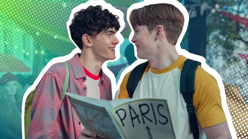 Nick und Charlie in Paris in „Heartstopper“ Staffel 2