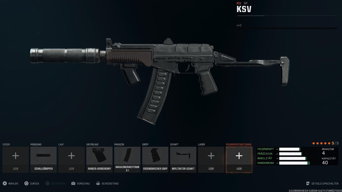 CoD BO6 KSV Bestes Loadout, Aufsätze und Werte