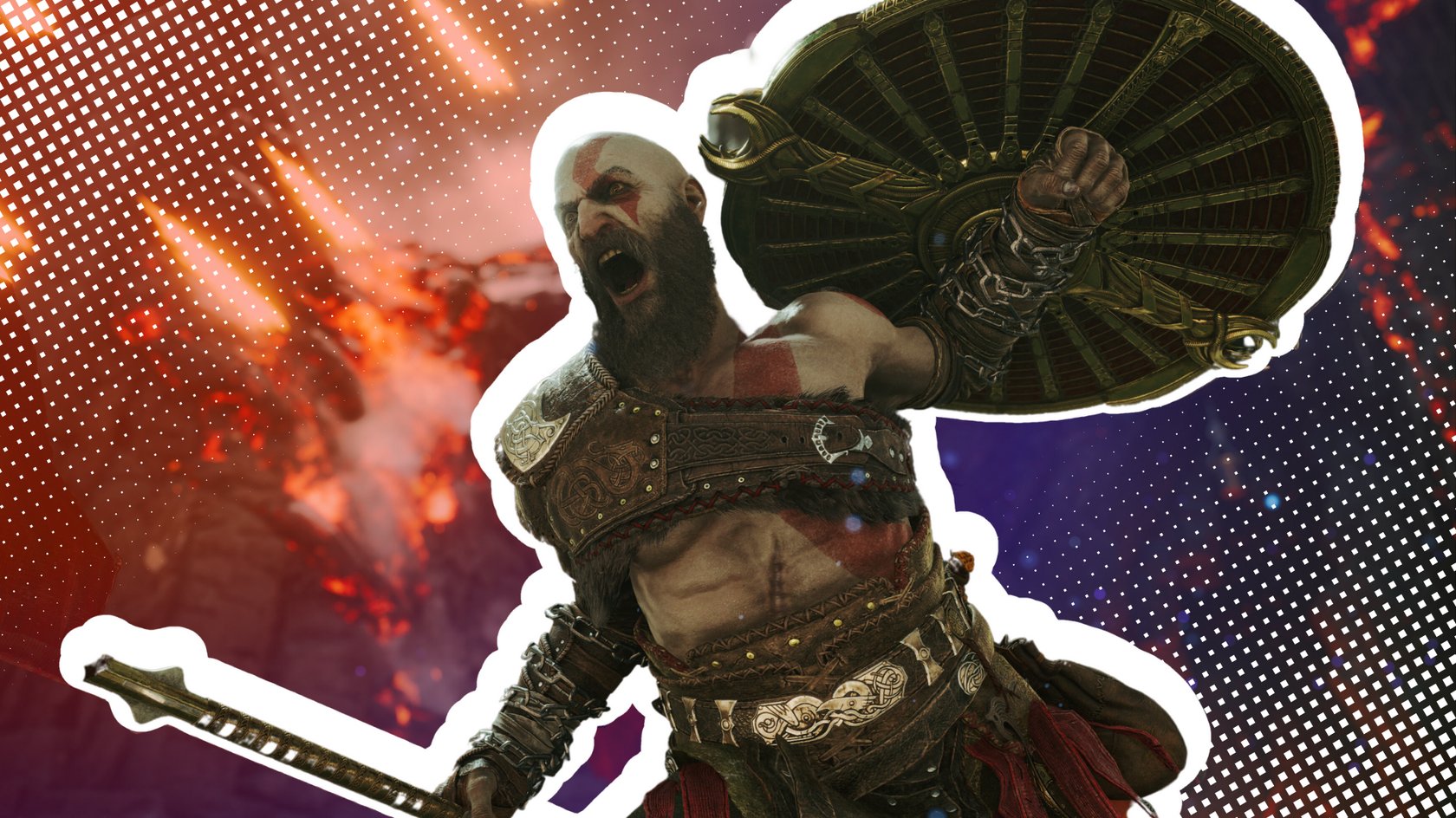Kratos in God of War Ragnarök.