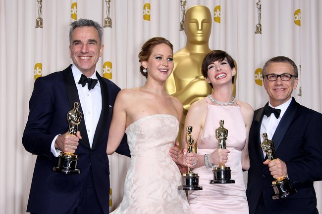 Daniel Day-Lewis gewinnt den Oscar seine Rolle in Lincoln.