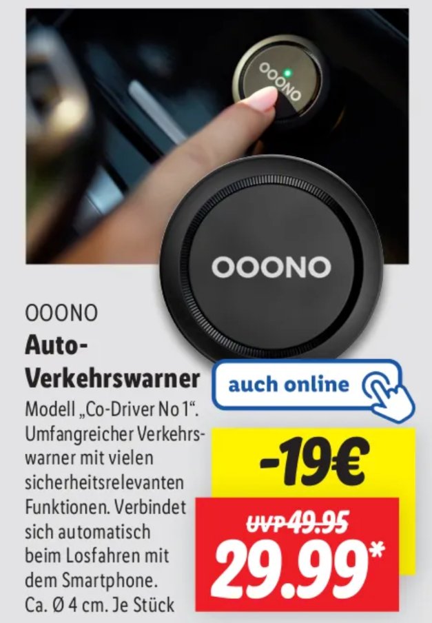 Ooono Co-Driver Lidl Prospekt