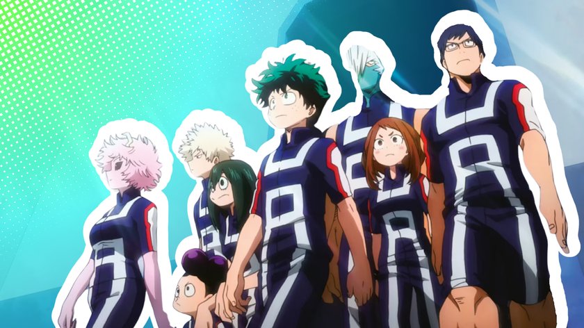 Hauptcharaktere der Anime-Serie My Hero Academia