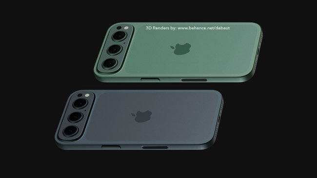 Konzept des iPhone 17 Pro – Seitenansicht.