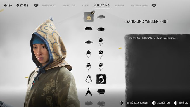 "Sand und Wellen"-Hut