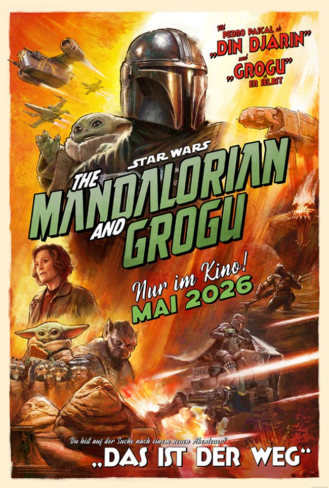 Poster für den Film The Mandalorian and Grogu