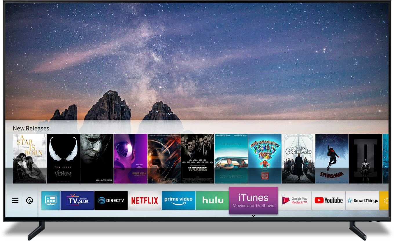 Samsung Tv Apps auf dem Bildschirm