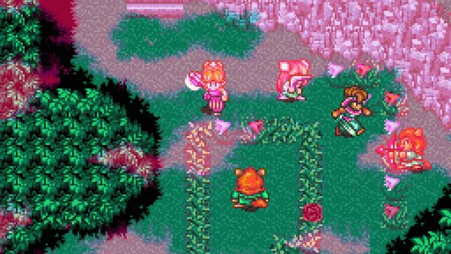 Das Hexenwäldchen in Secret of Mana (SNES).