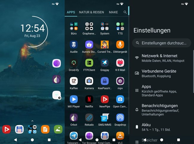Fertig eingerichtet: So mag ich mein GrapheneOS.