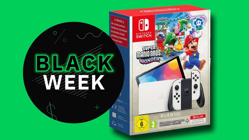 Black Week Nintendo Switch OLED Mario Bros Wonder