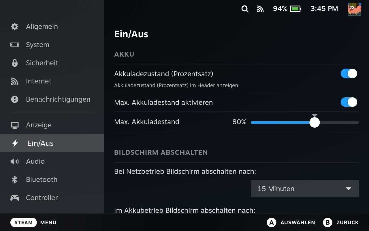 Steam Deck neue Funktion