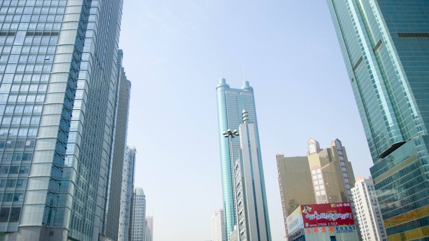 Shenzen bietet eine beeindruckende Skyline.