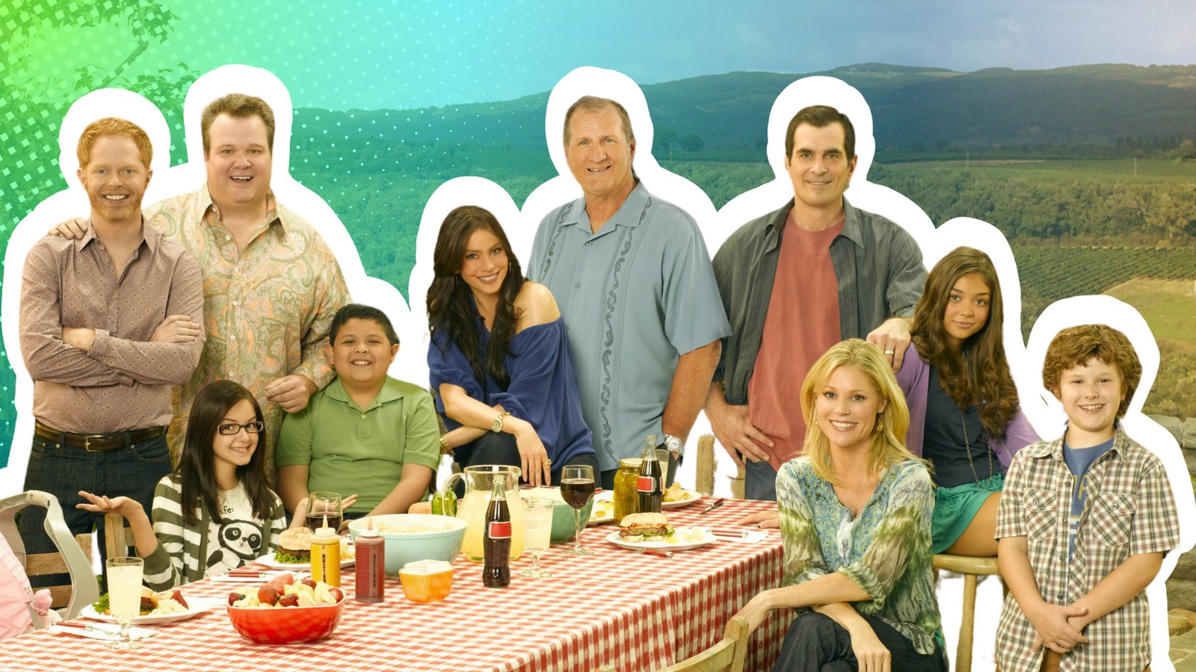 Die Figuren aus „Modern Family“ leben alle sehr schön.