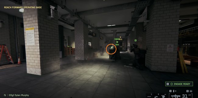 Das Bild zeigt den Fundort einer Marke in Battlefield 6.