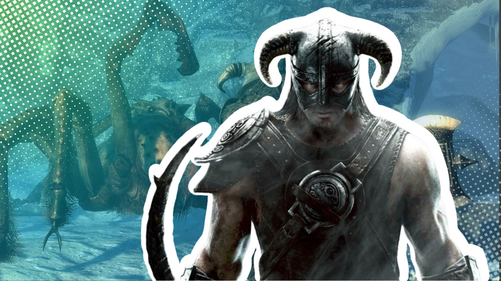 Charakter aus The Elder Scrolls 5 Skyrim.