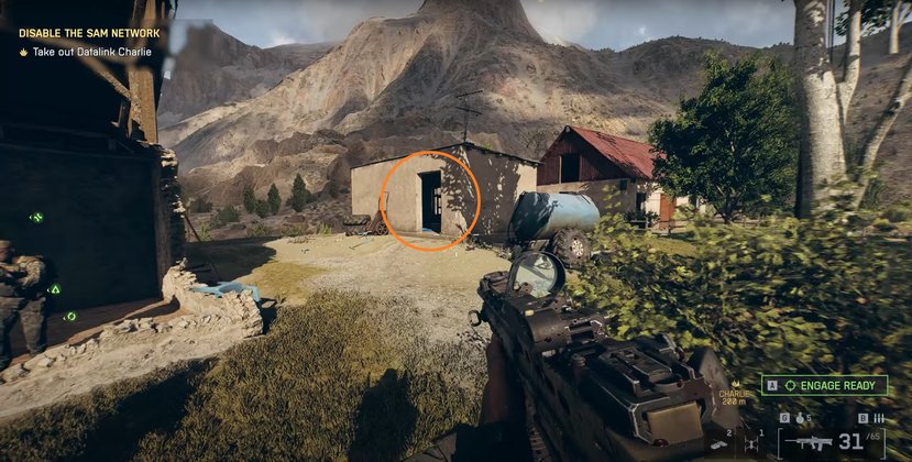 Das Bild zeigt den Fundort einer Marke in Battlefield 6.