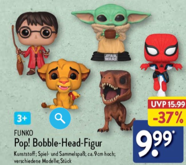 Funko-POP-Figuren Aldi Prospekt