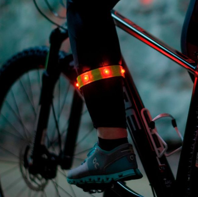 BIKEMATE Reflektorbänder mit LEDs