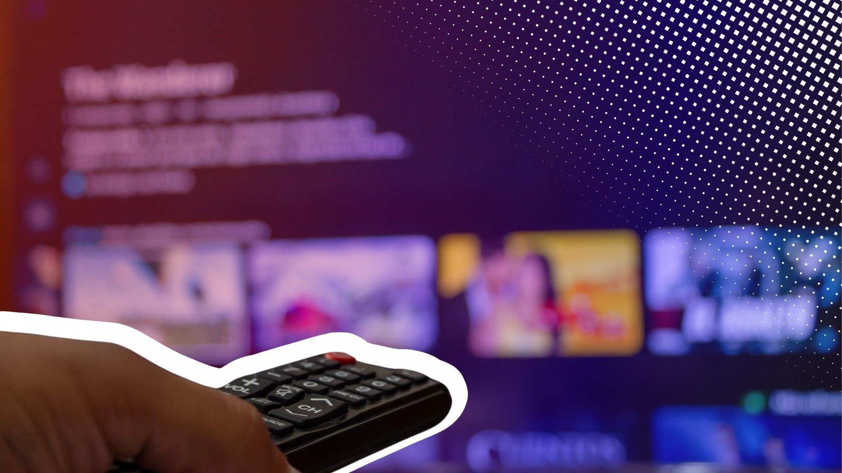 Smart-TV mit Fernbedienung
