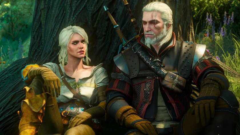 Geralt und Ciri aus The Witcher 3: Wild Hunt.