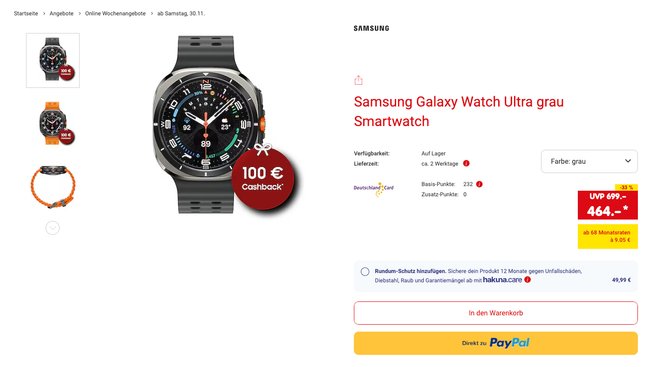 Samsung Galaxy Watch Ultra Netto