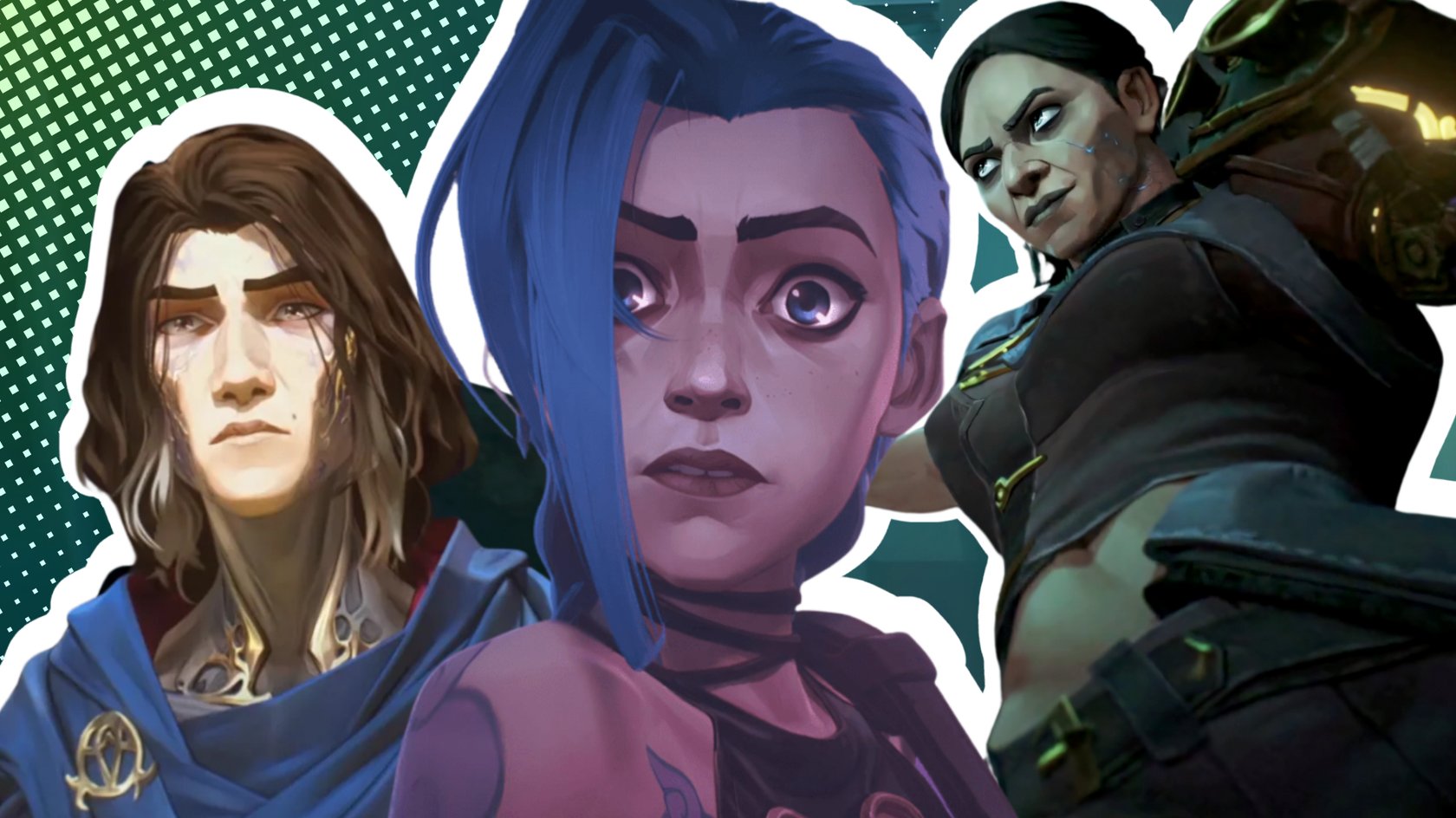 Viktor, Jinx und Sevika in „Arcane“ Staffel 2.