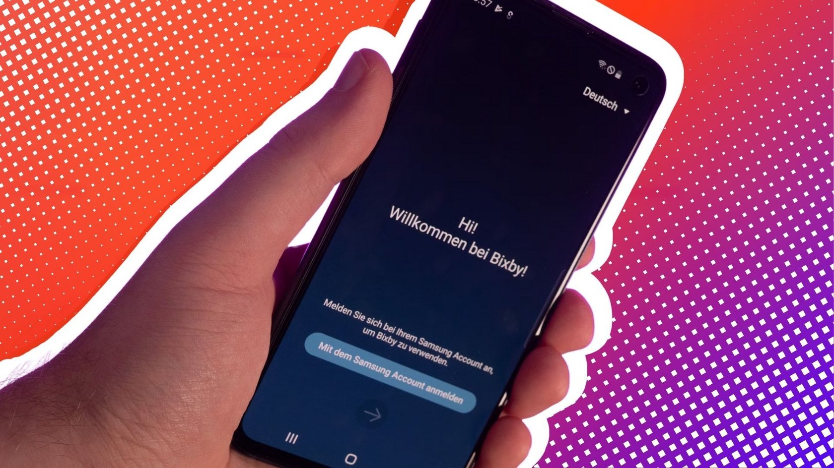 Der Sprachassistent Bixby auf Samsung-Galaxy-Smartphone