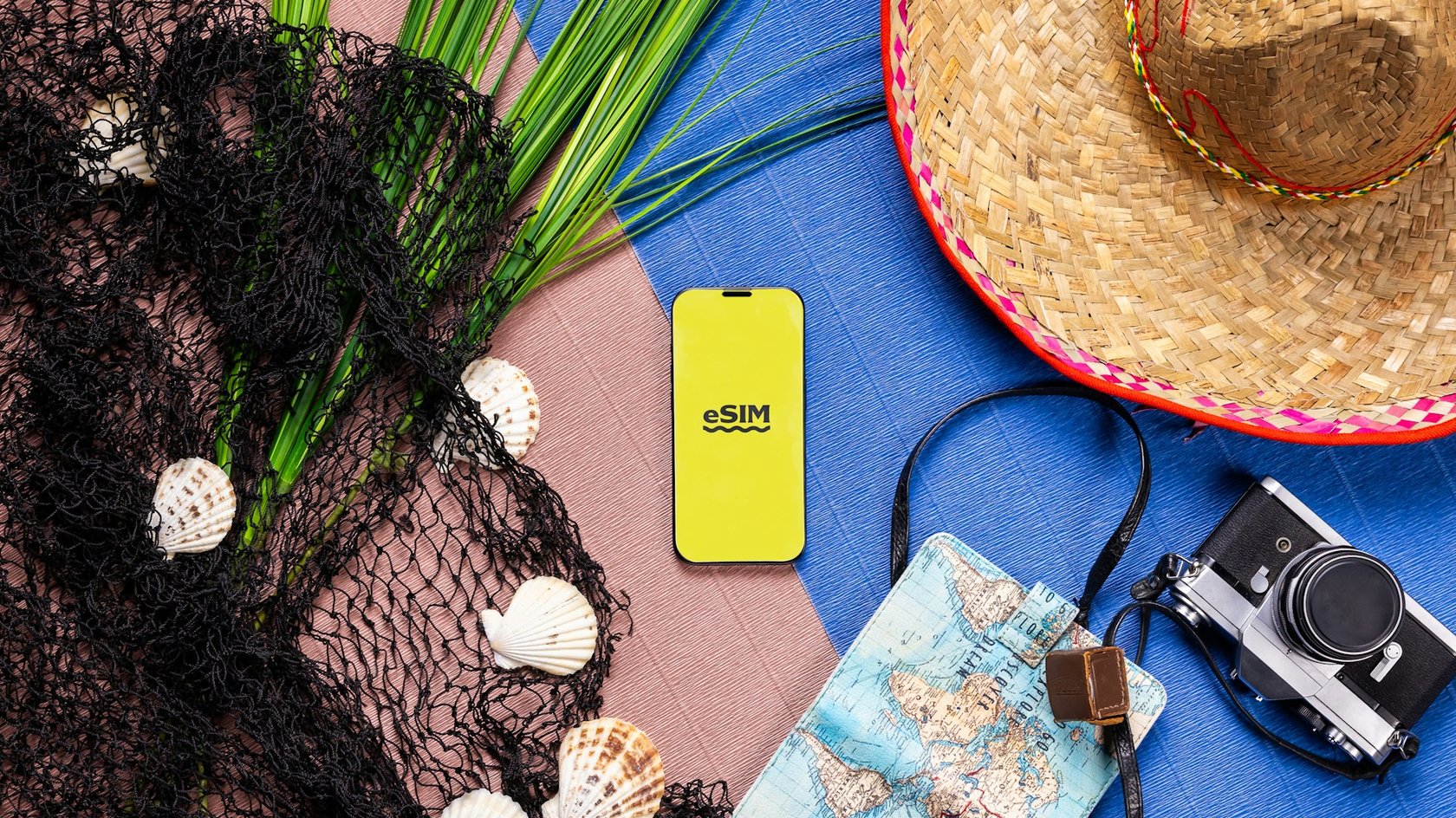 Eine eSIM ist ideal für Reisen ins Ausland. 