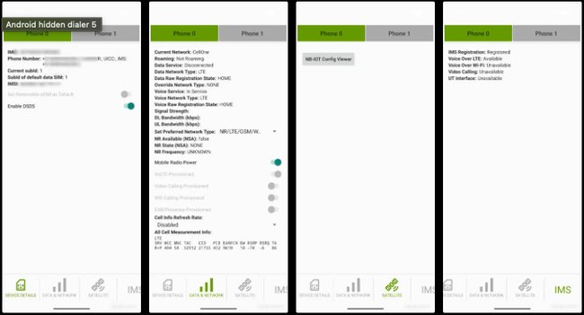 Android Geheimmenü Screenshot androidauthority