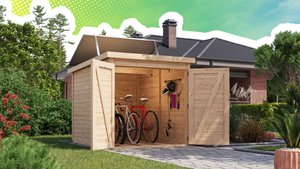 Balkonkraftwerk und Fahrradgarage vereint: Netto macht euch ein besonderes Angebot