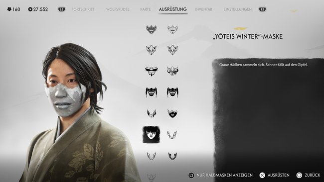"Yoteis Winter"-Maske
