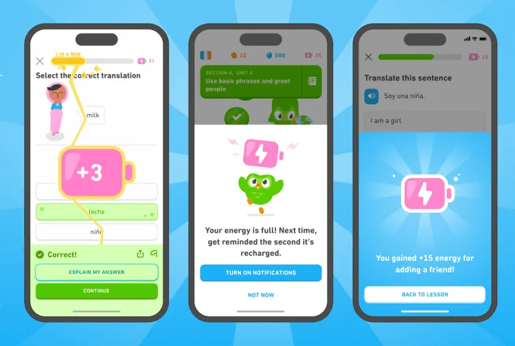 Energy Duolingo