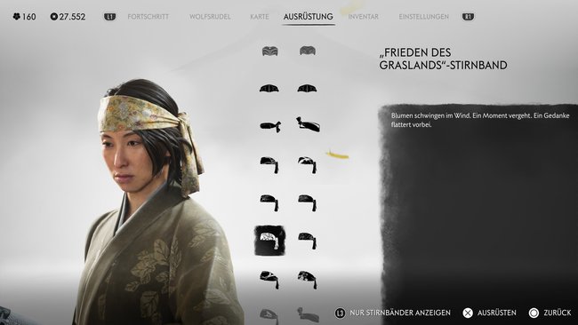 "Frieden des Graslands"-Stirnband