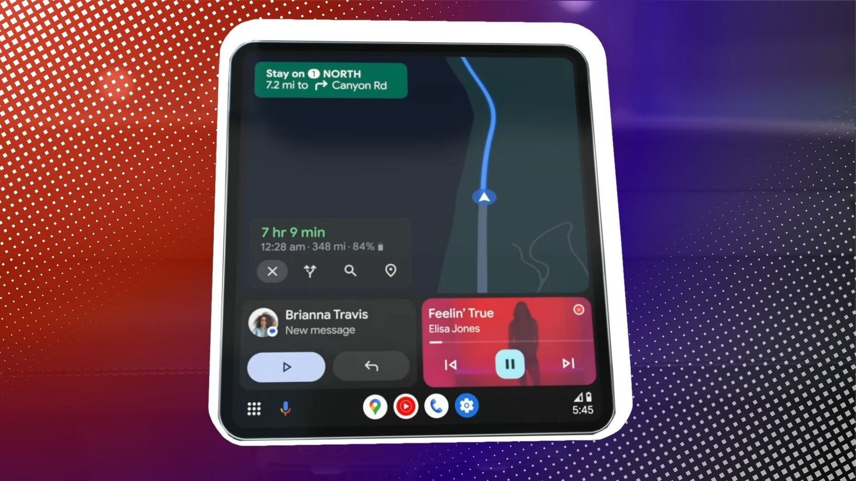 Android Auto GIGA Template
