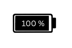 Akku 100% Symbol
