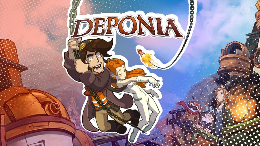 Rufus und Goal auf Deponia