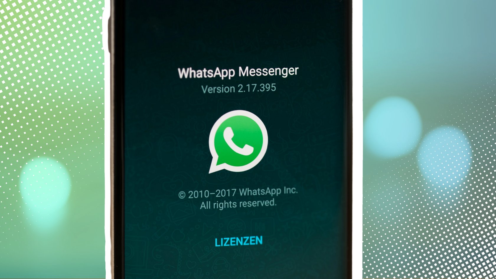 WhatsApp auf einem Smartphone.