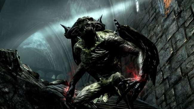 Gargoyle im Skyrim-DLC Dawnguard