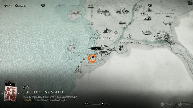 Fundort der "Lodernder Geist"-Maske.