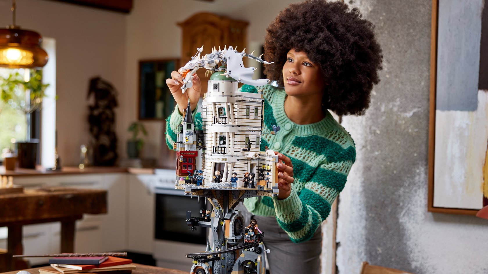 Die Zaubererbank ist eines der größten LEGO-Sets aus der Harry-Potter-Welt.