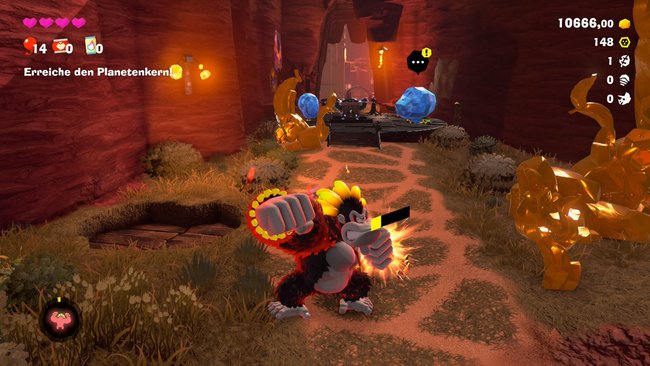 Einsatz des Kong-Bananzas in Donkey Kong Bananza.