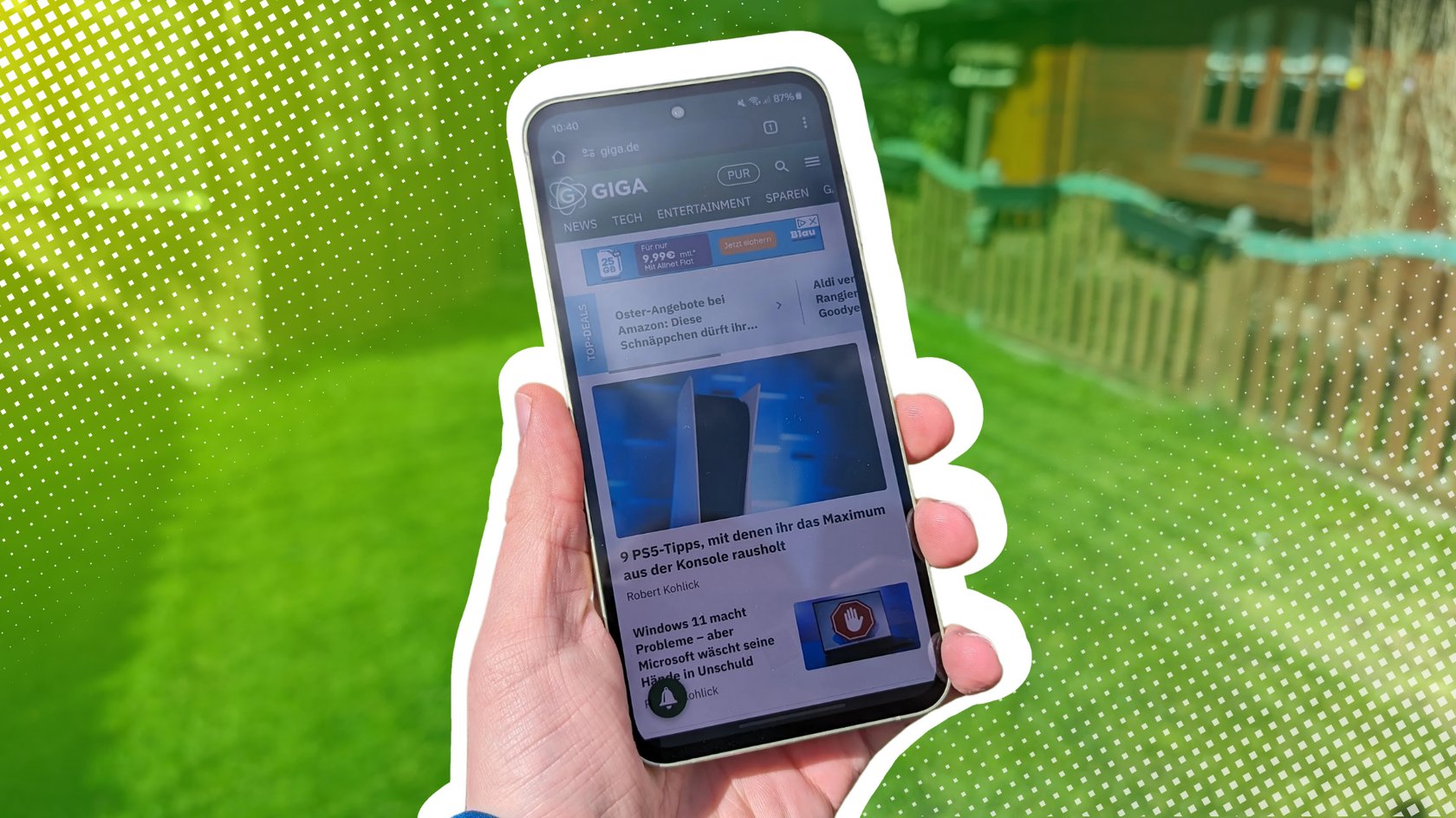 Samsung Galaxy A55 Bearbeitung GIGA