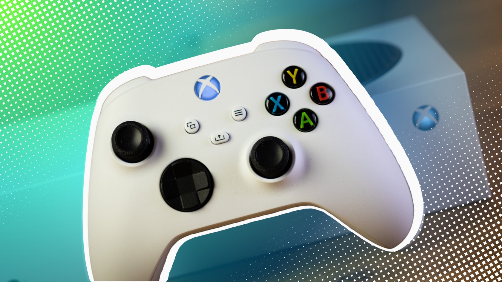 Der Controller der Xbox Series S.