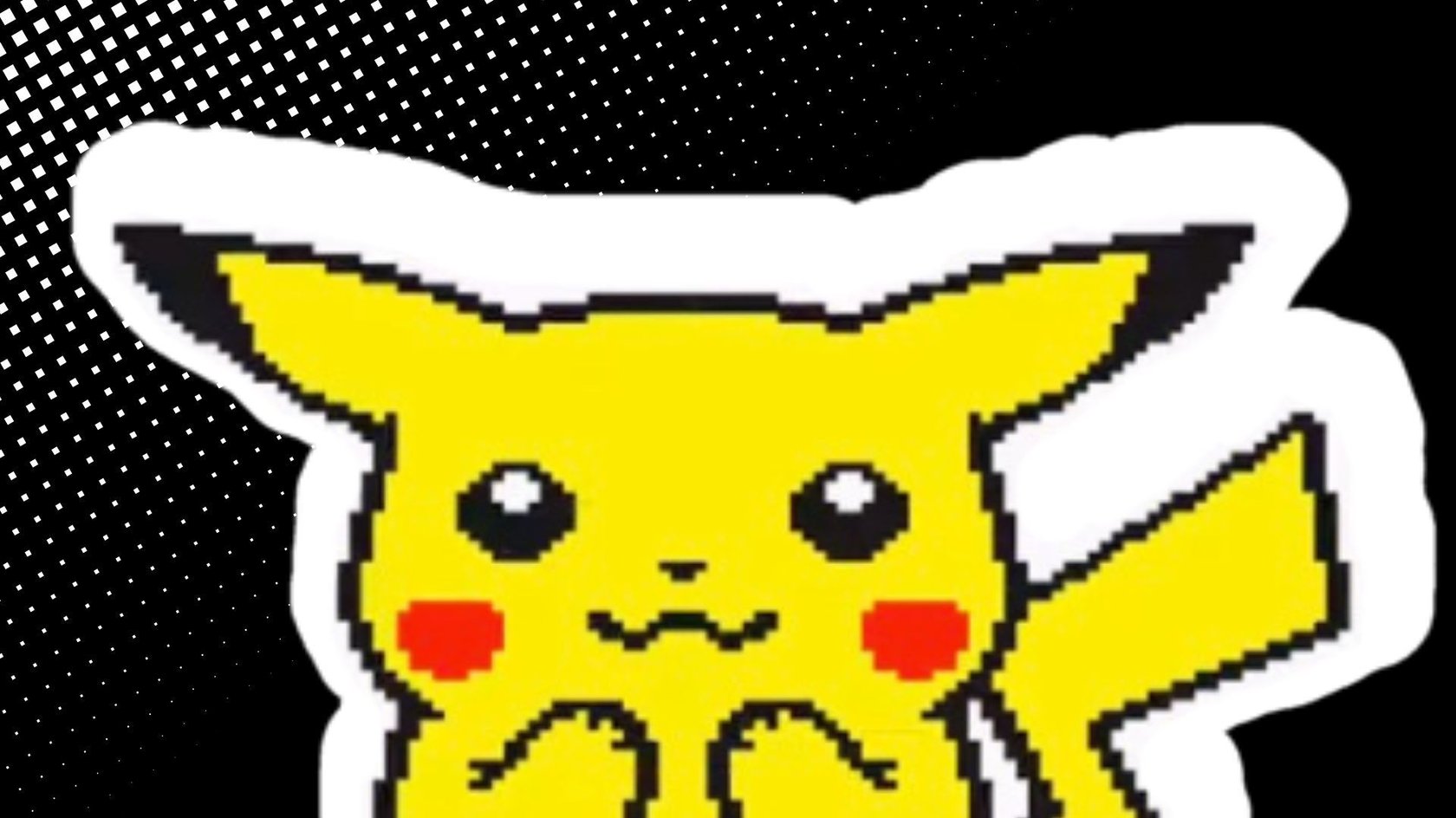 Pikachu aus dem Intro der gelben Edition von Pokémon.