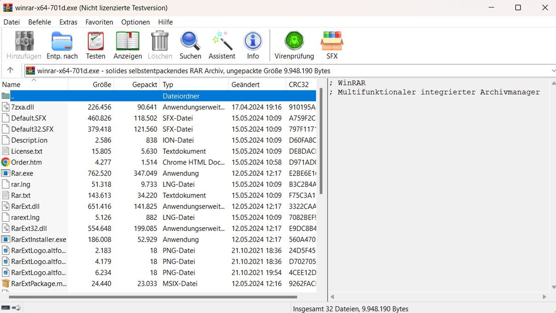 WinRAR Download: Archive packen und entpacken