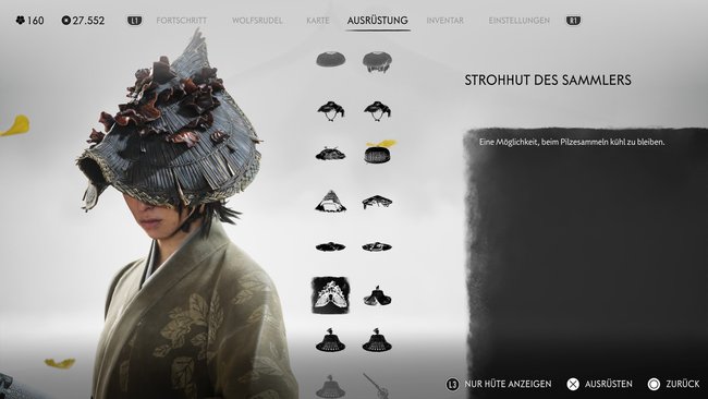 Strohhut des Sammlers